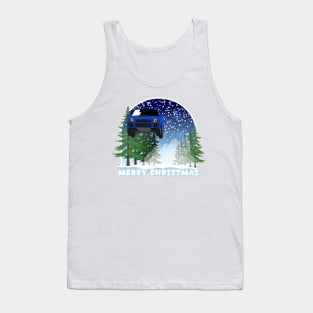 Bugeye Christmas Rally Car Jump Tank Top